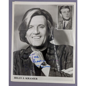 Billy J. Kramer Signed Autographed 8"x10" Photo Personalized